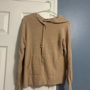 Womens light weight hooded sweater